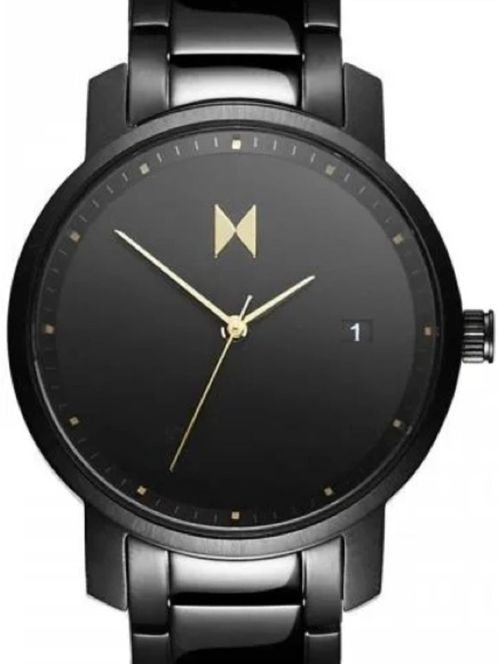 MVMT 44MM Black Ceramic and Gold Accent Watch
